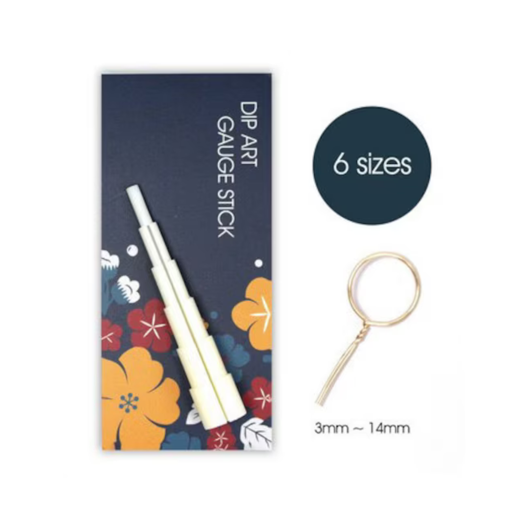 HandCrafter Wire Flower Gauge Stick - Circular (6 Sizes)