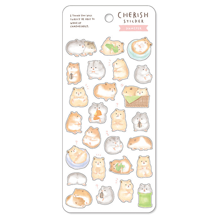 Mind Wave Sticker Pack - Cherish Series - Hamster