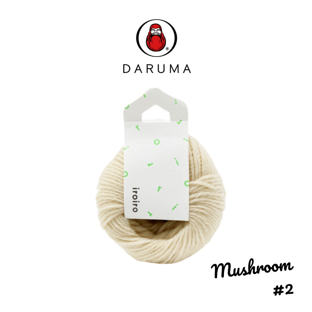 DARUMA iroiro yarn - Mushroom