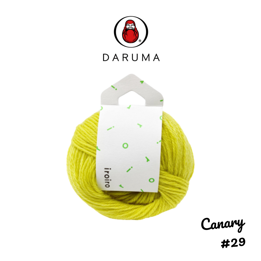 DARUMA iroiro yarn - Canary