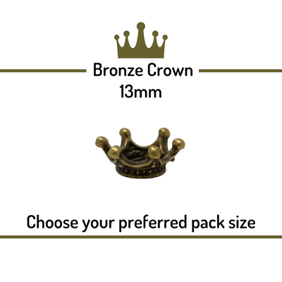 Crowns for Needle Felted Creations - Bronze 13mm