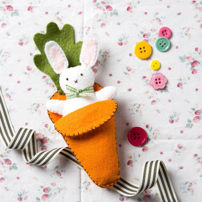 Corinne Lapierre Mini Sewing Kit - Bunny in Carrot Bed