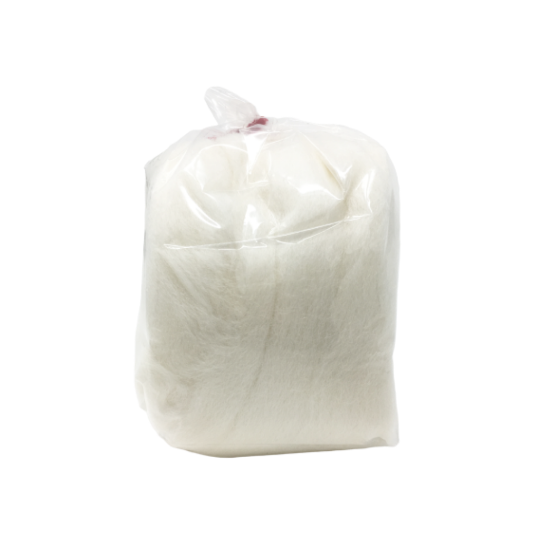 Hamanaka Merino Roving - White 50g