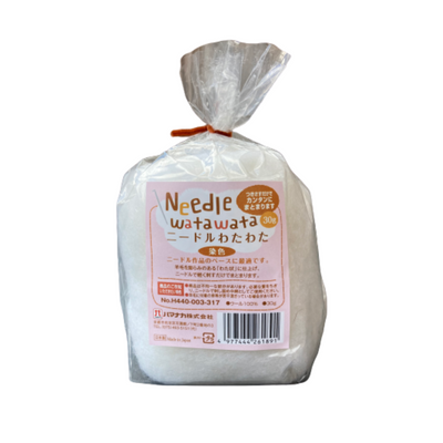 Hamanaka Needle Watawata Core Wool Batt - 30g White