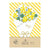 Furukawa Paper Works - Flower Bouquet Gift Card Series - Mimosa