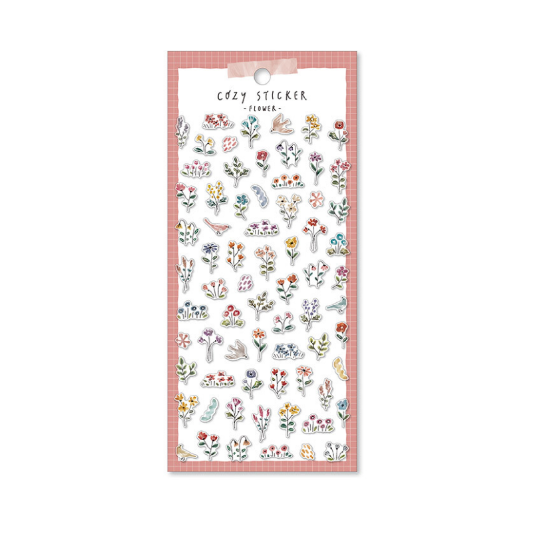 Mind Wave Sticker Pack - Cosy Series - Flowers