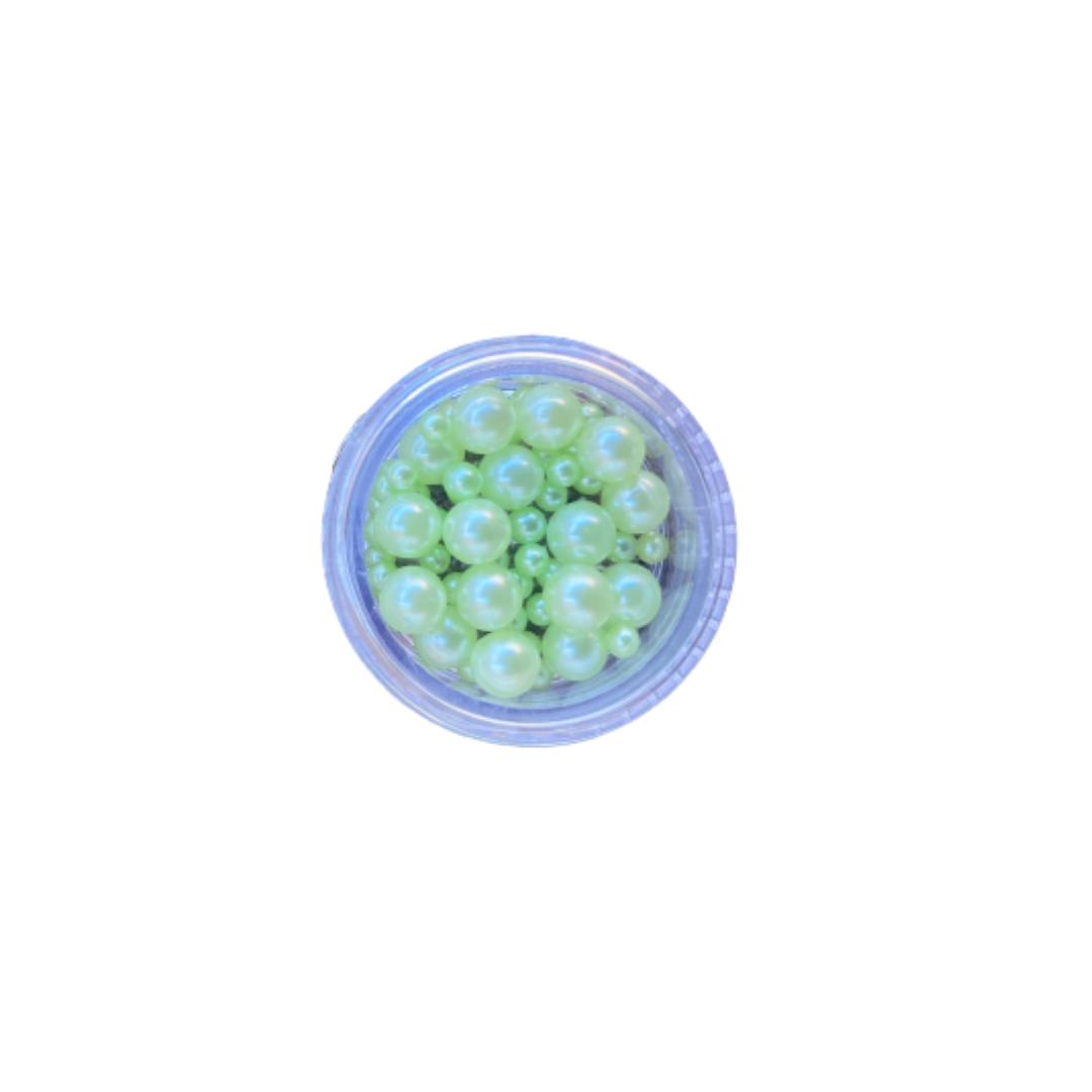 Pearlescent Beads for Resin Creation - Small Pot - Light Green