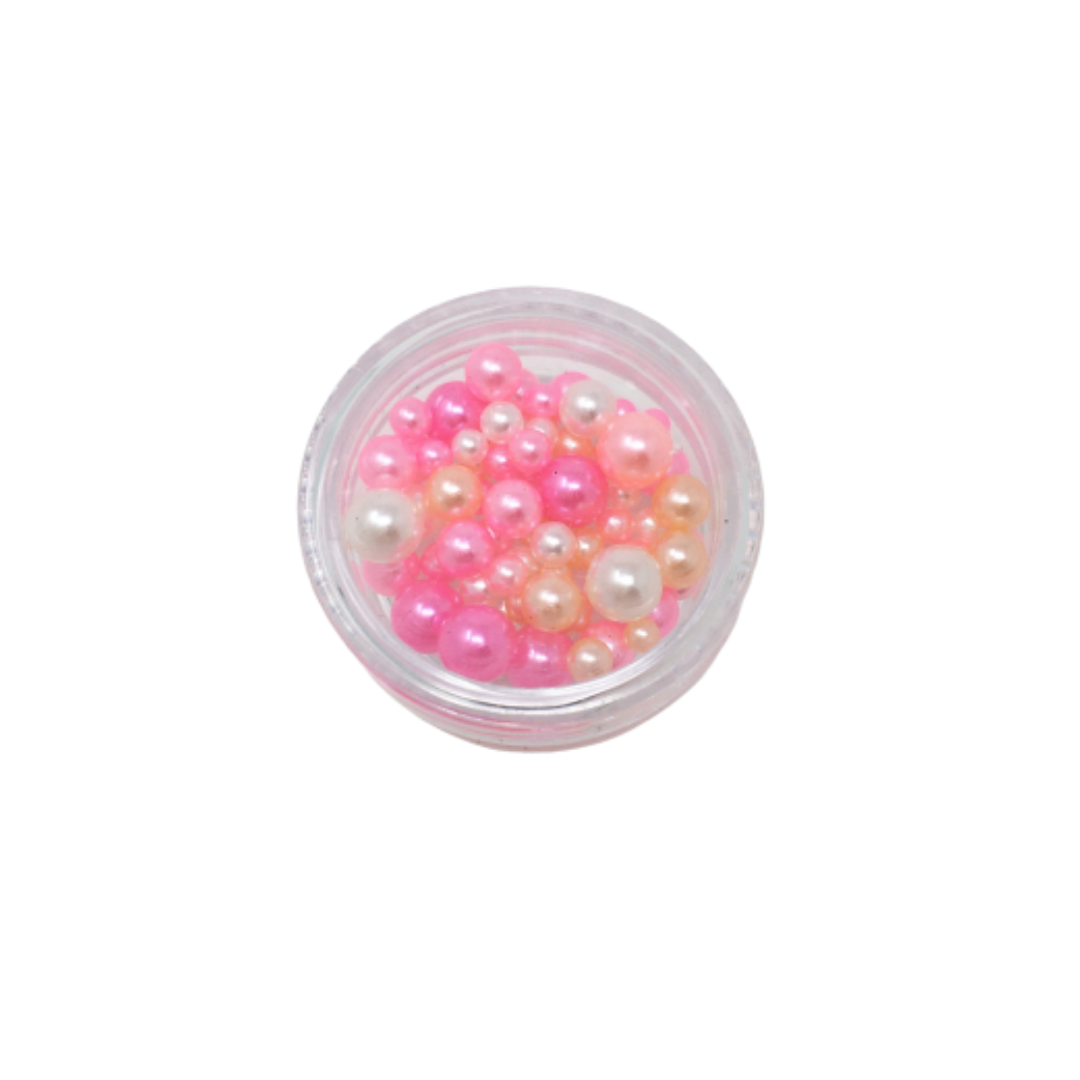 Pearlescent Beads for Resin Creation - Small Pot - Pink Mix