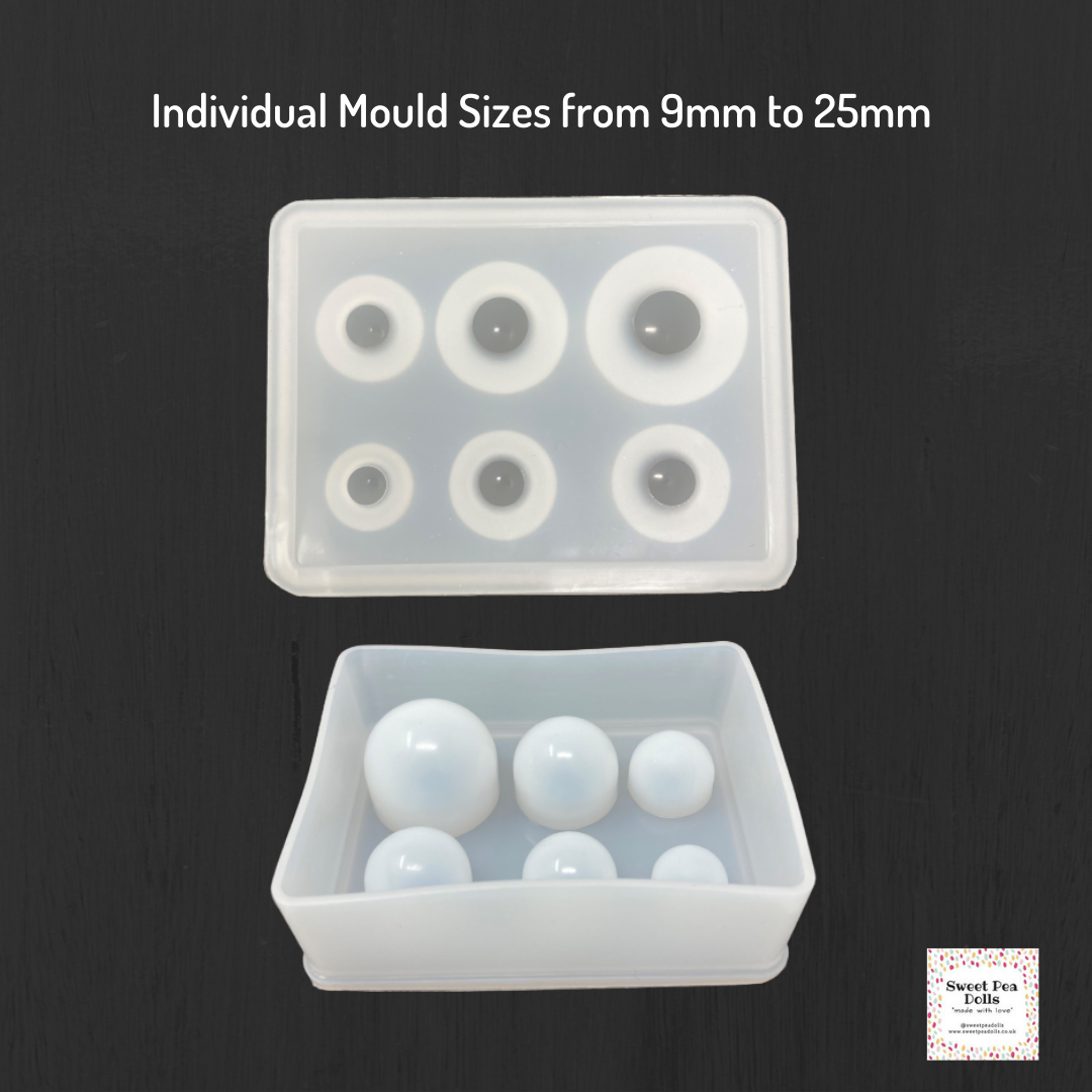 Resin Silicone Soft Mold - Spheres (9 - 25mm)