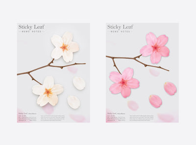 Appree Korea - Sticky Notes - White Cherry Blossom (Large Pack)