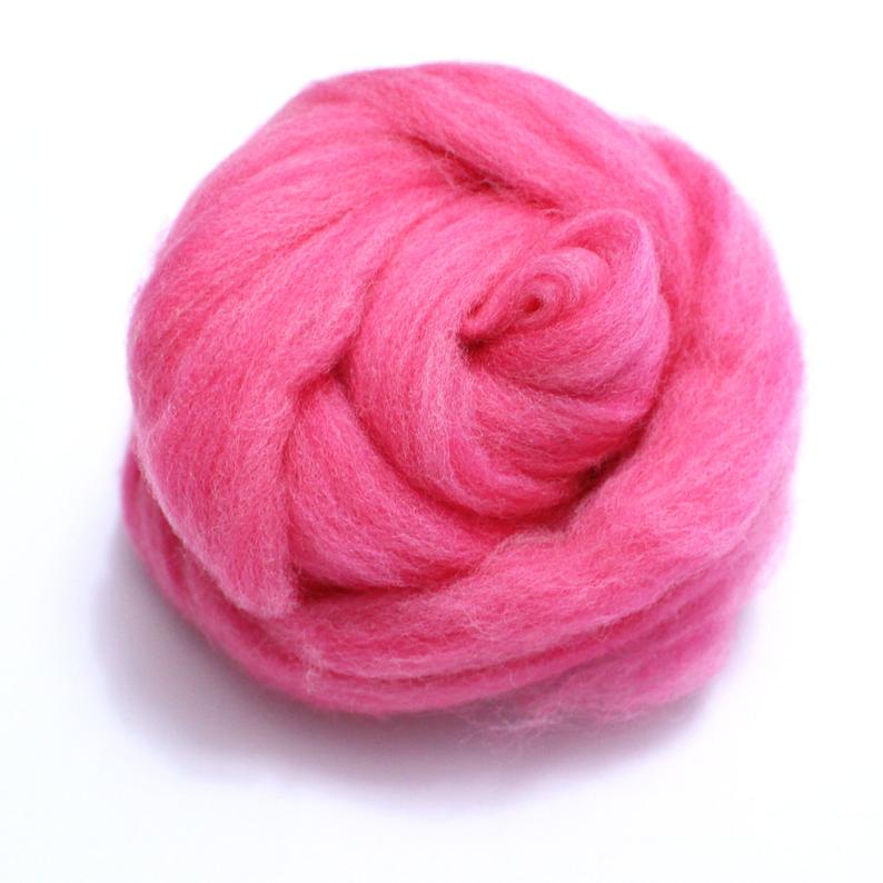 HandCrafter Super Fast Needle Felting Wool - Mixed Rose V820