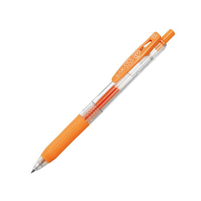 Zebra Sarasa Clip Gel Pens - 0.5mm Tip - Set of 10 Colours