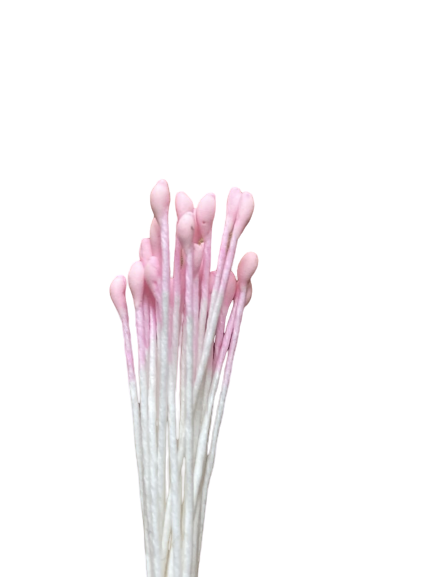 Paper Flower Stamens - Pink - Pack of 24