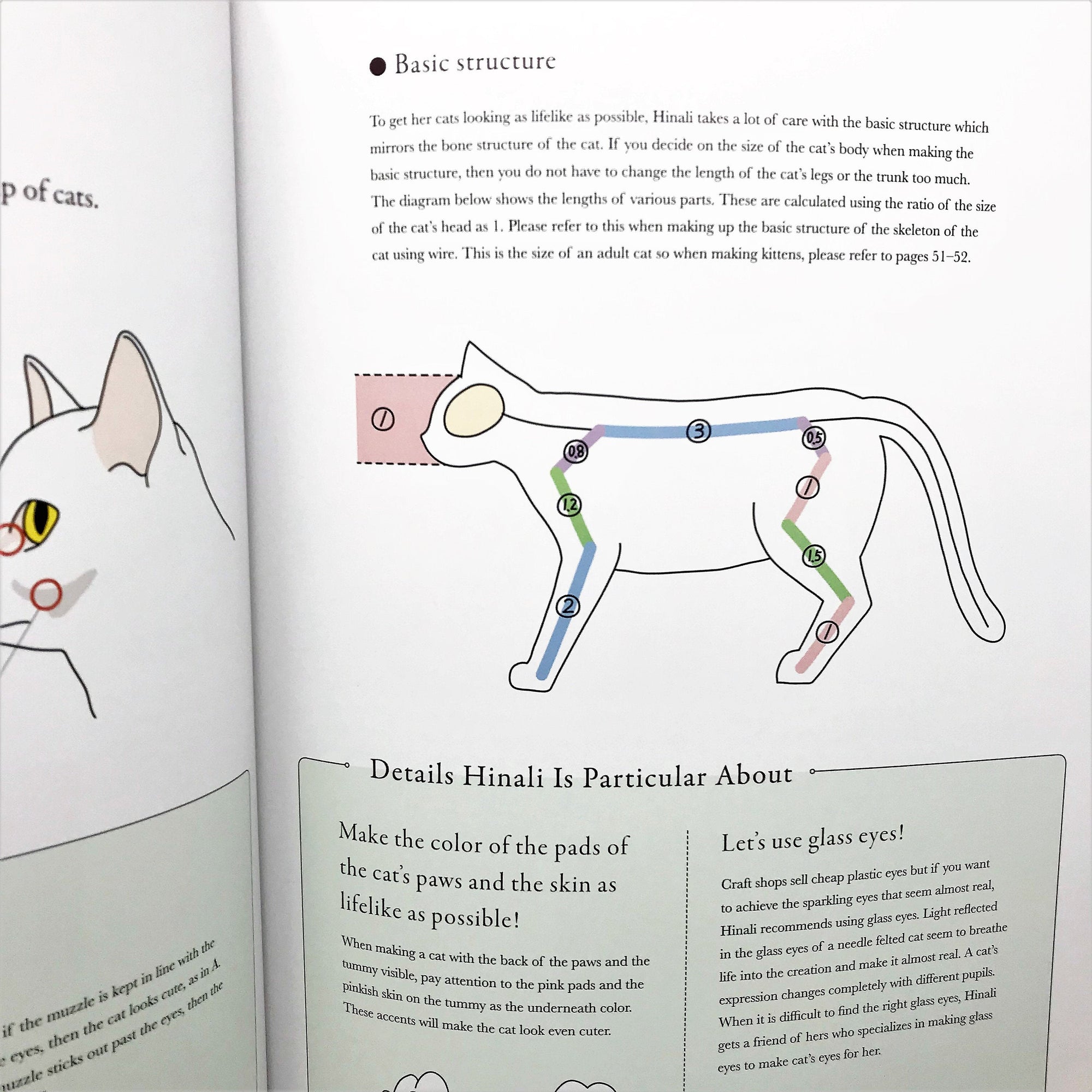 Needle Felted Kittens Book by Hinali - English Version