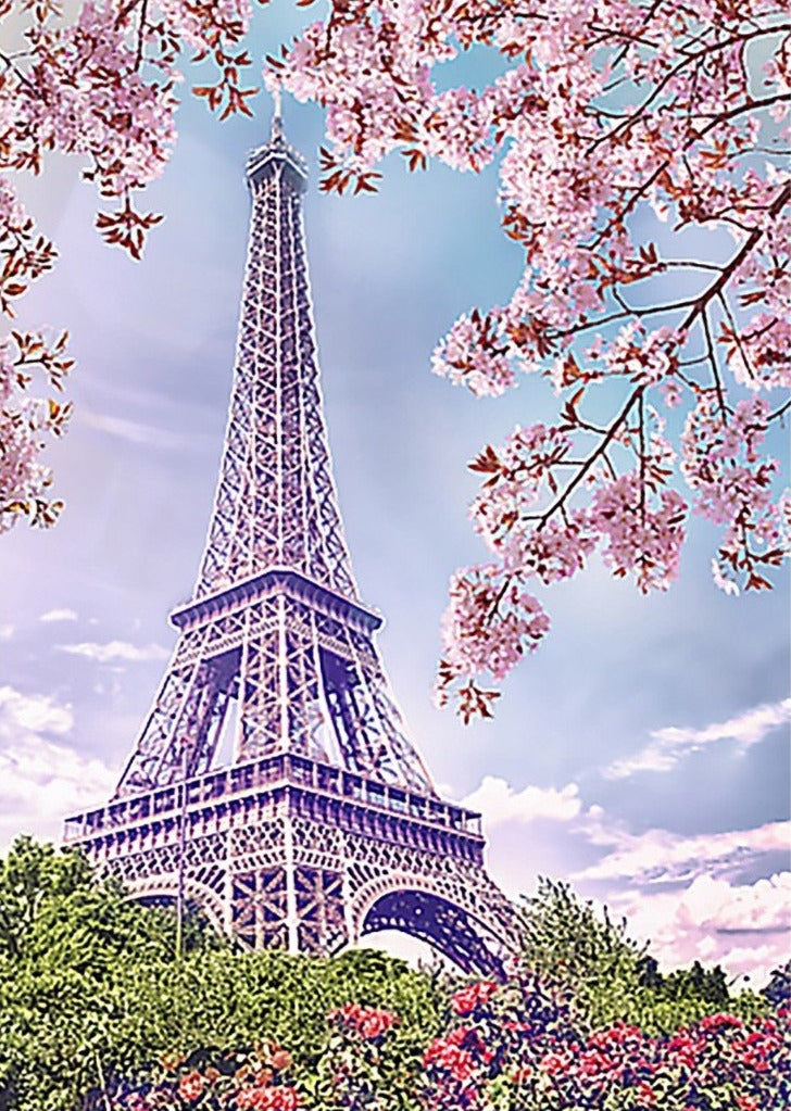 Wizardi Diamond Painting Kit - Spring in Paris
