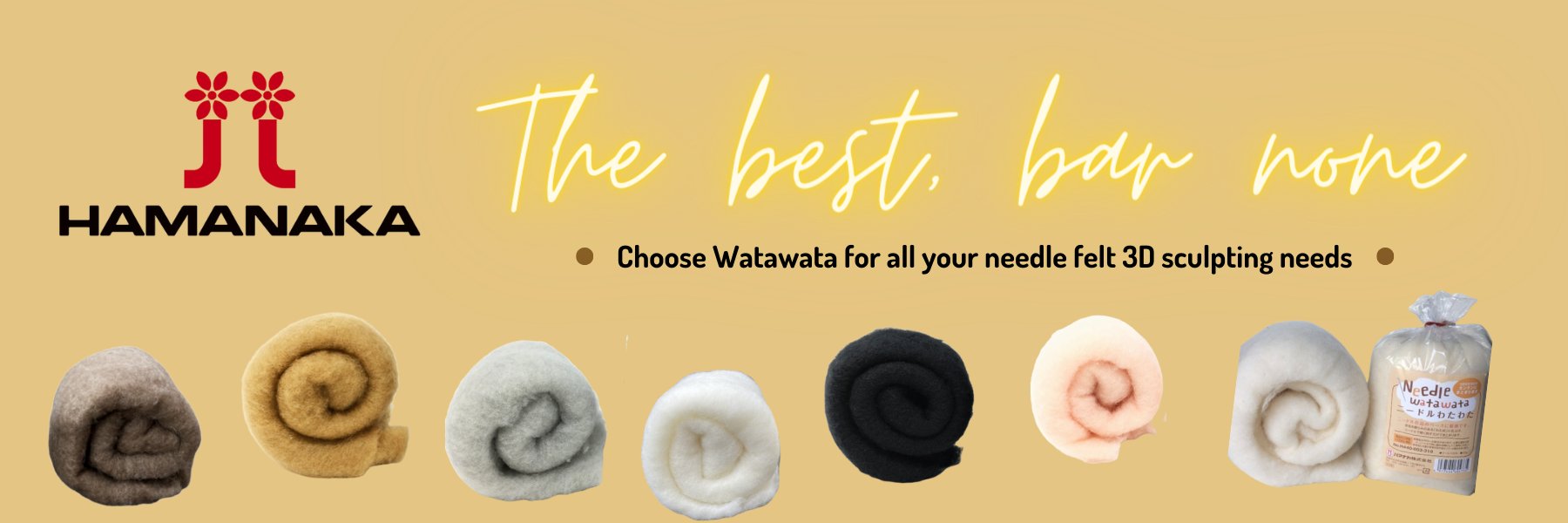 Hamanaka Watawata Core Wool - Sweet Pea Dolls
