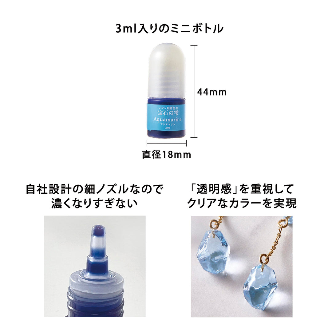 Limited Edition Padico Jewel Pigment Clear Color Set - Birthstones 7-12