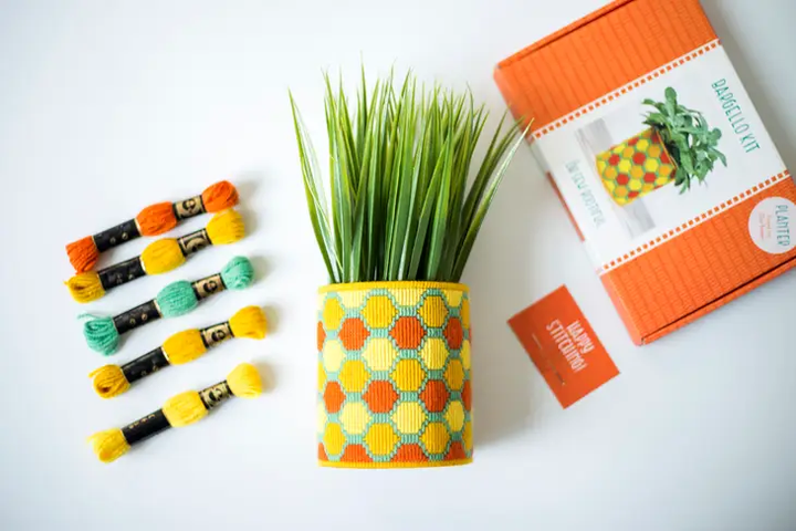 Oh Sew Bootiful Hoop Bargello Kit - Honeycomb Planter