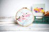 Oh Sew Bootiful Hoop Embroidery Kit - Cherry Blossom