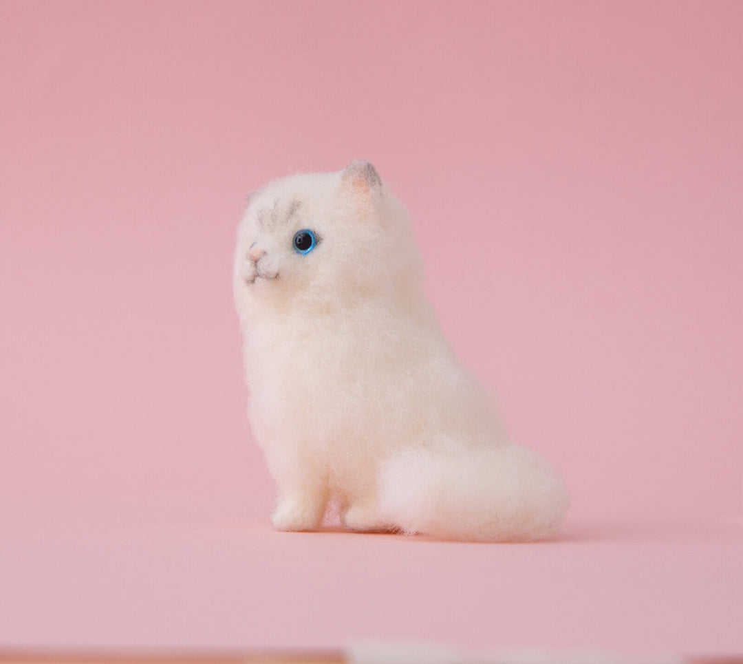 Hamanaka Needle Felting Kit - Persian Cat