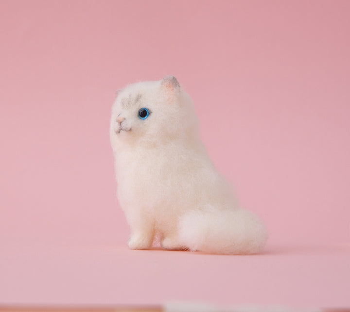 Hamanaka Needle Felting Kit - Persian Cat