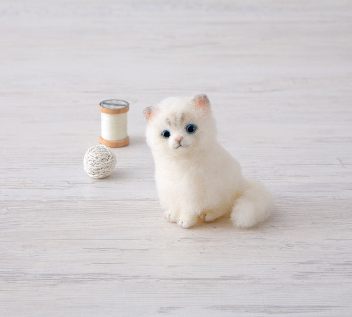 Hamanaka Needle Felting Kit - Persian Cat