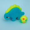 Hamanaka Neon Aclaine Needle Felting Kit - Stegosaurus & Egg