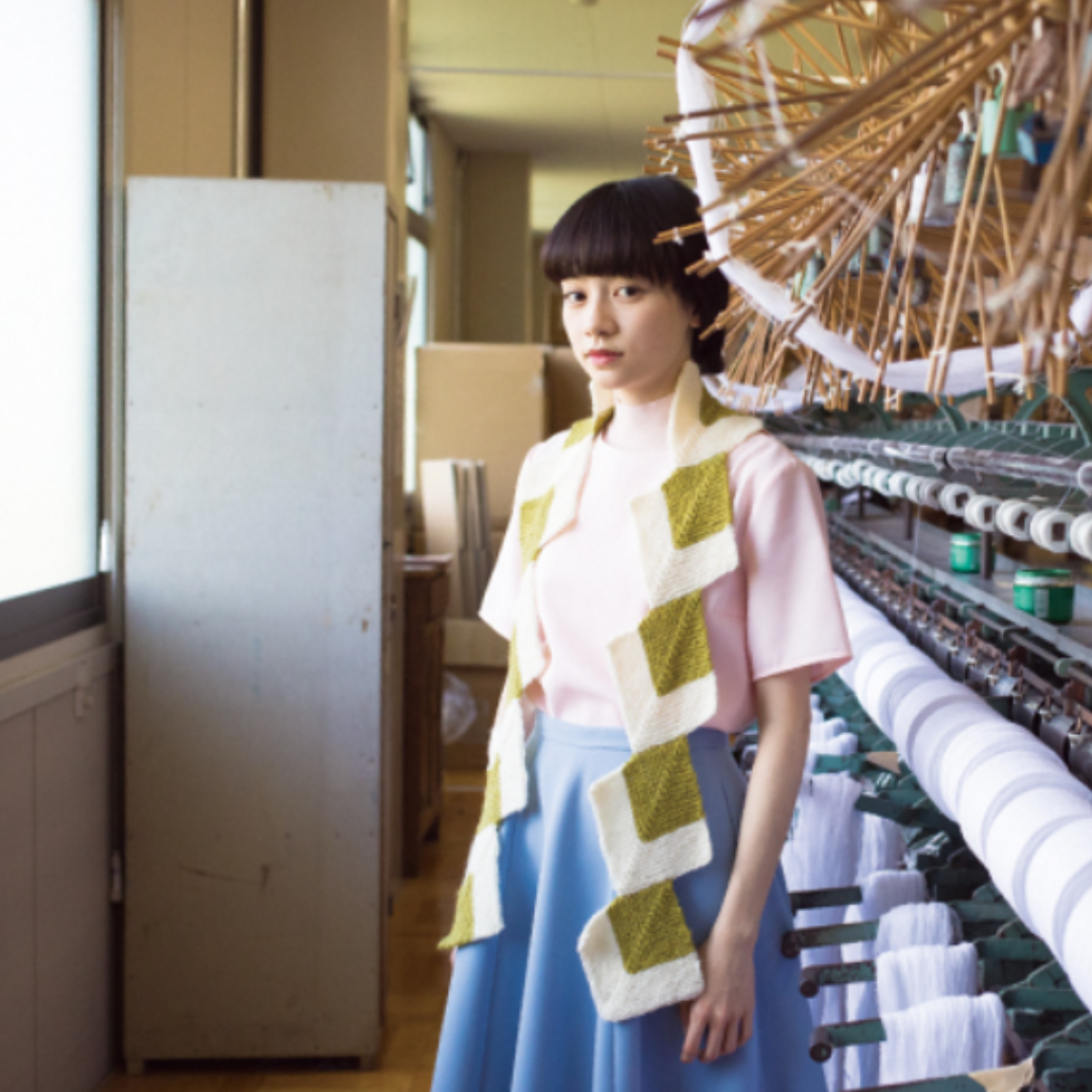 Genmou Printed Patterns - Hishi-Mochi Scarf