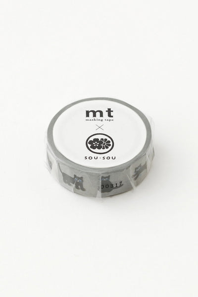 MT x SOU.SOU Kyoto Washi Tape - Black Cat