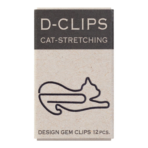 Midori D-Clips Mini Pack - Stretching Cat
