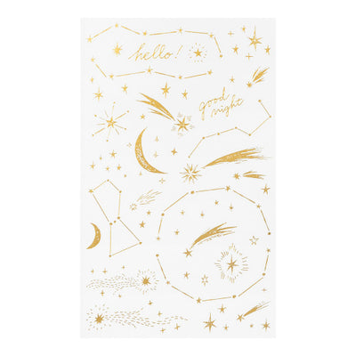 Midori Gold Foil Transfer Sticker - Stars