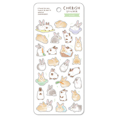 Mind Wave Sticker Pack - Cherish Series-  Rabbits