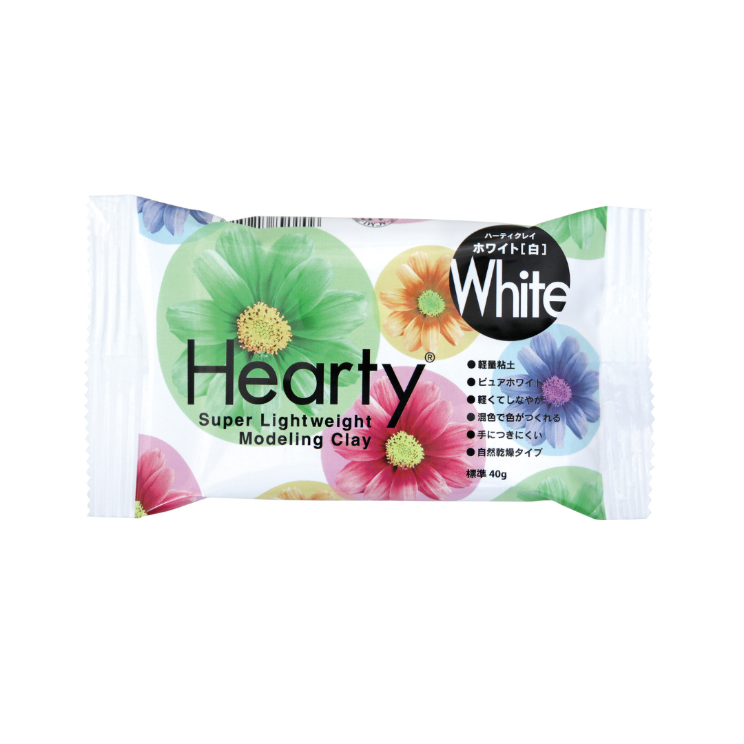 Padico Hearty Lightweight Air Dry Clay - White 40g