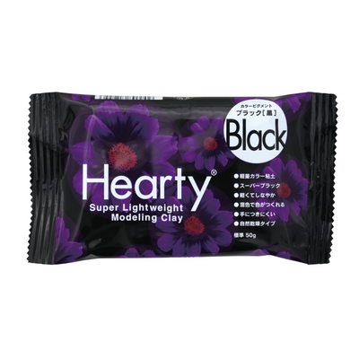 Padico Hearty Lightweight Air Dry Clay - Black 50g