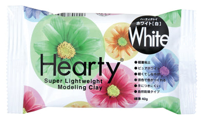 Padico Hearty Lightweight Air Dry Clay Bumper Pack - 6 x 40g White