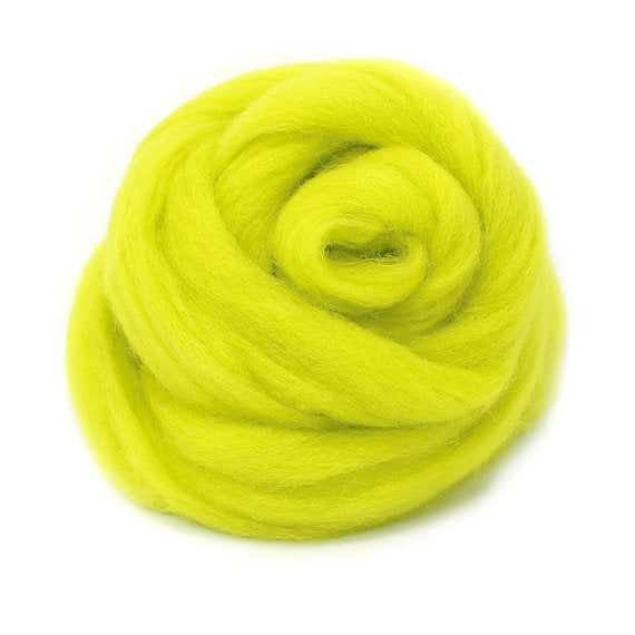HandCrafter Super Fast Needle Felting Wool - Fluorescent Green V203