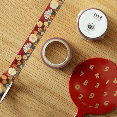 MT x SOU.SOU Kyoto Washi Tape - Gold Foil Stamped - Kinrandonsu