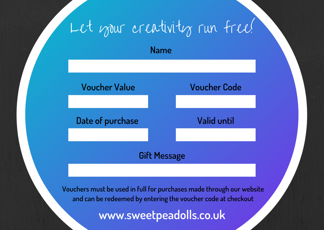 Sweet Pea Dolls Gift Voucher - £100