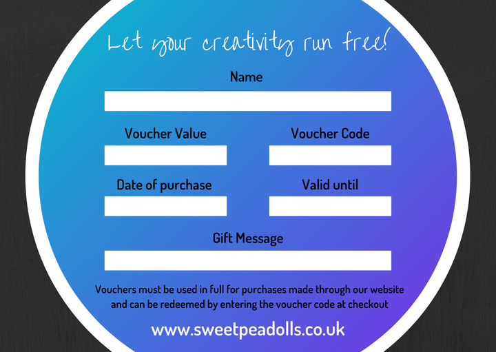 Sweet Pea Dolls Gift Voucher - £100