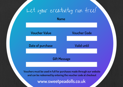 Sweet Pea Dolls Gift Voucher - £100