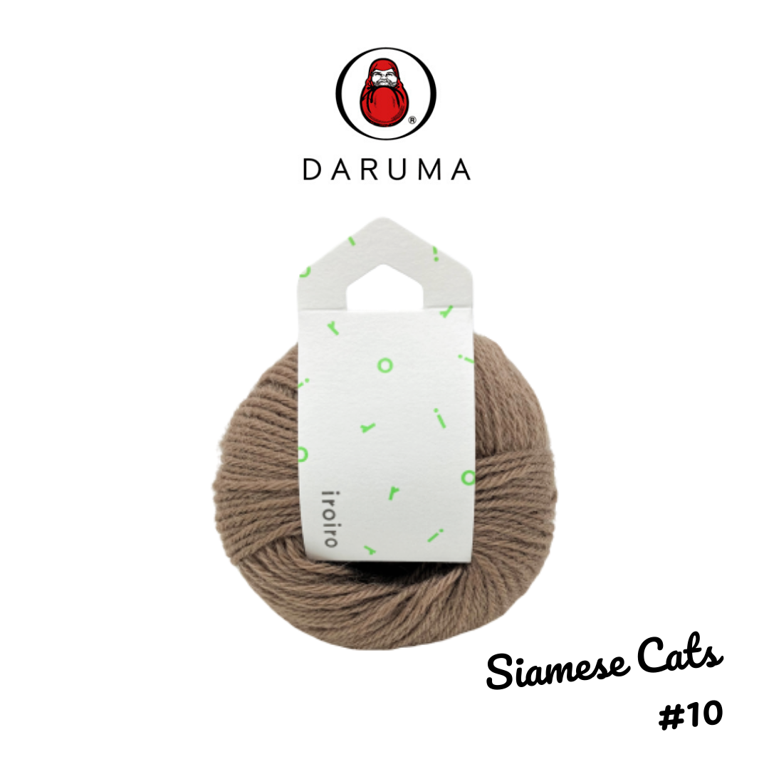 DARUMA iroiro yarn - Siamese Cats