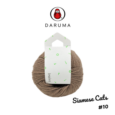 DARUMA iroiro yarn - Siamese Cats