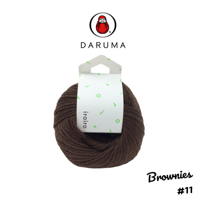 DARUMA iroiro yarn - Brownies