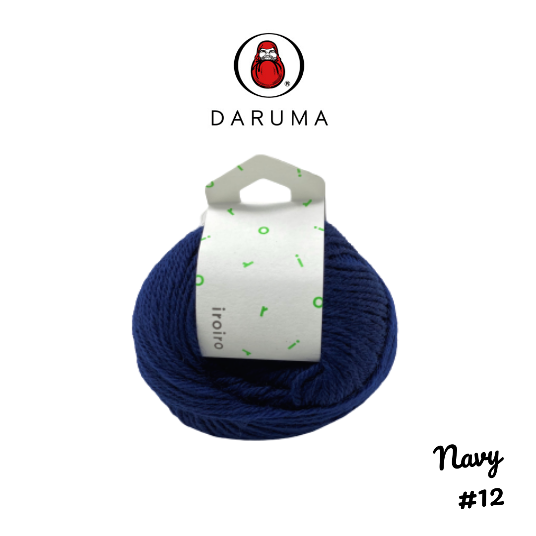 DARUMA iroiro yarn - Navy