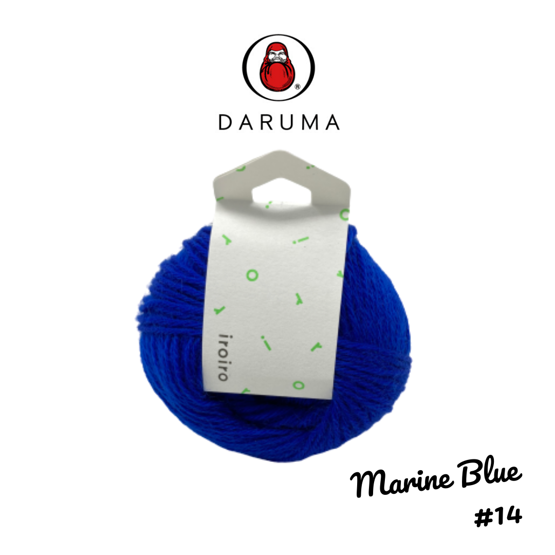 DARUMA iroiro yarn - Marine Blue