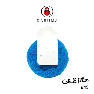 DARUMA iroiro yarn - Cobalt Blue