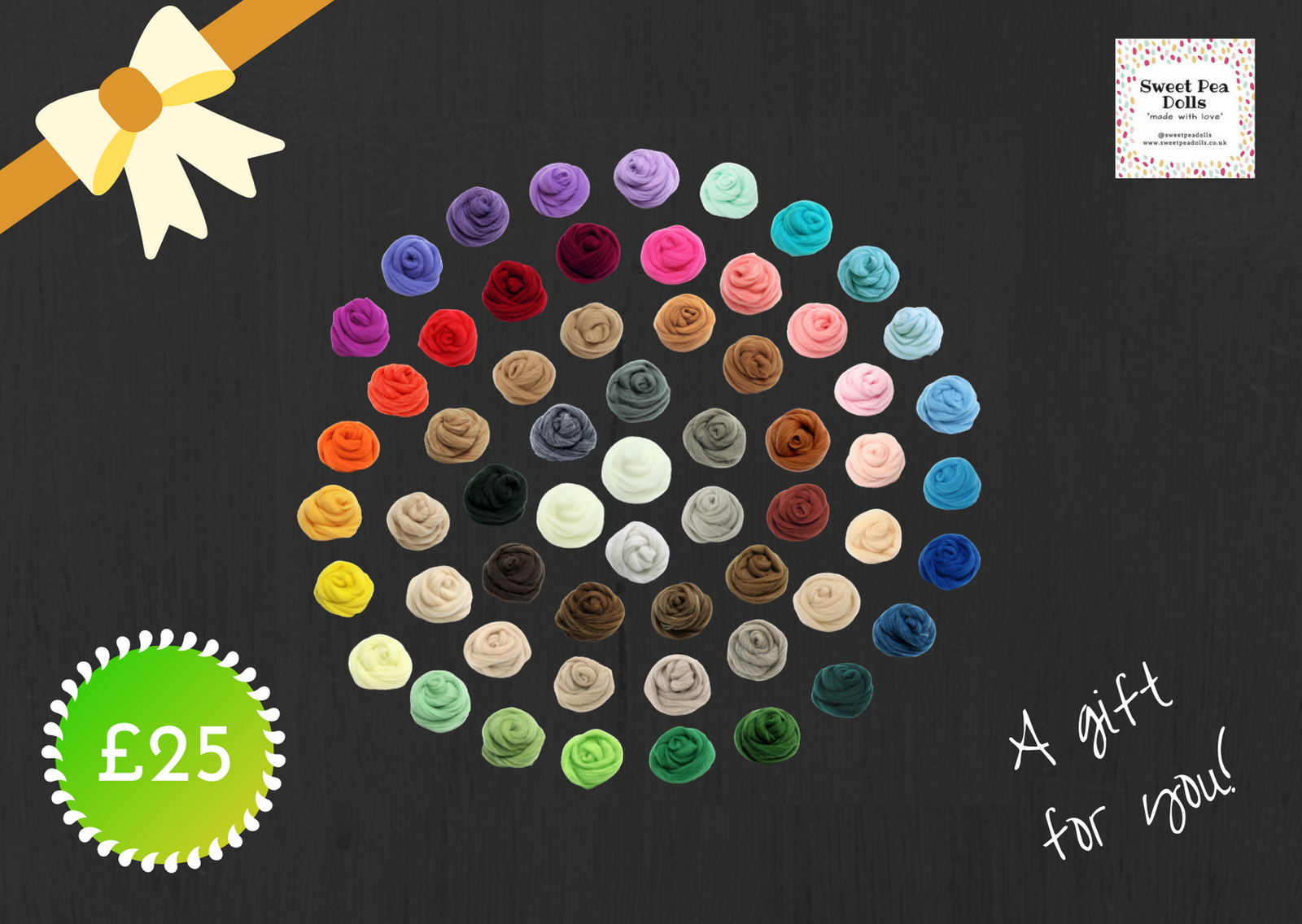 Sweet Pea Dolls Gift Voucher - £25