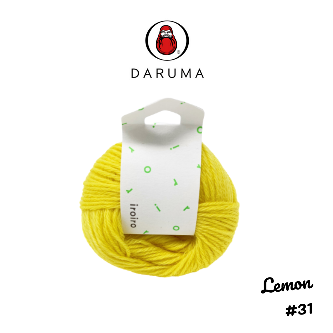 DARUMA iroiro yarn - Lemon