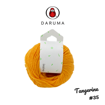 DARUMA iroiro yarn - Tangerine