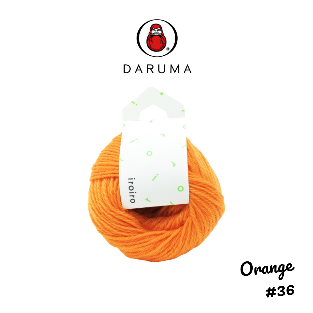 DARUMA iroiro yarn - Orange